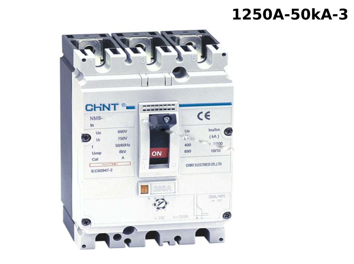 CHİNT NM8-1250S 3 KUTUP 1250A 50KA