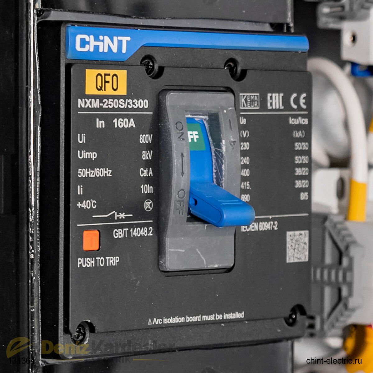 CHİNT NXM-160S/3300 160A 36kA Termik-Manyetik Sabi