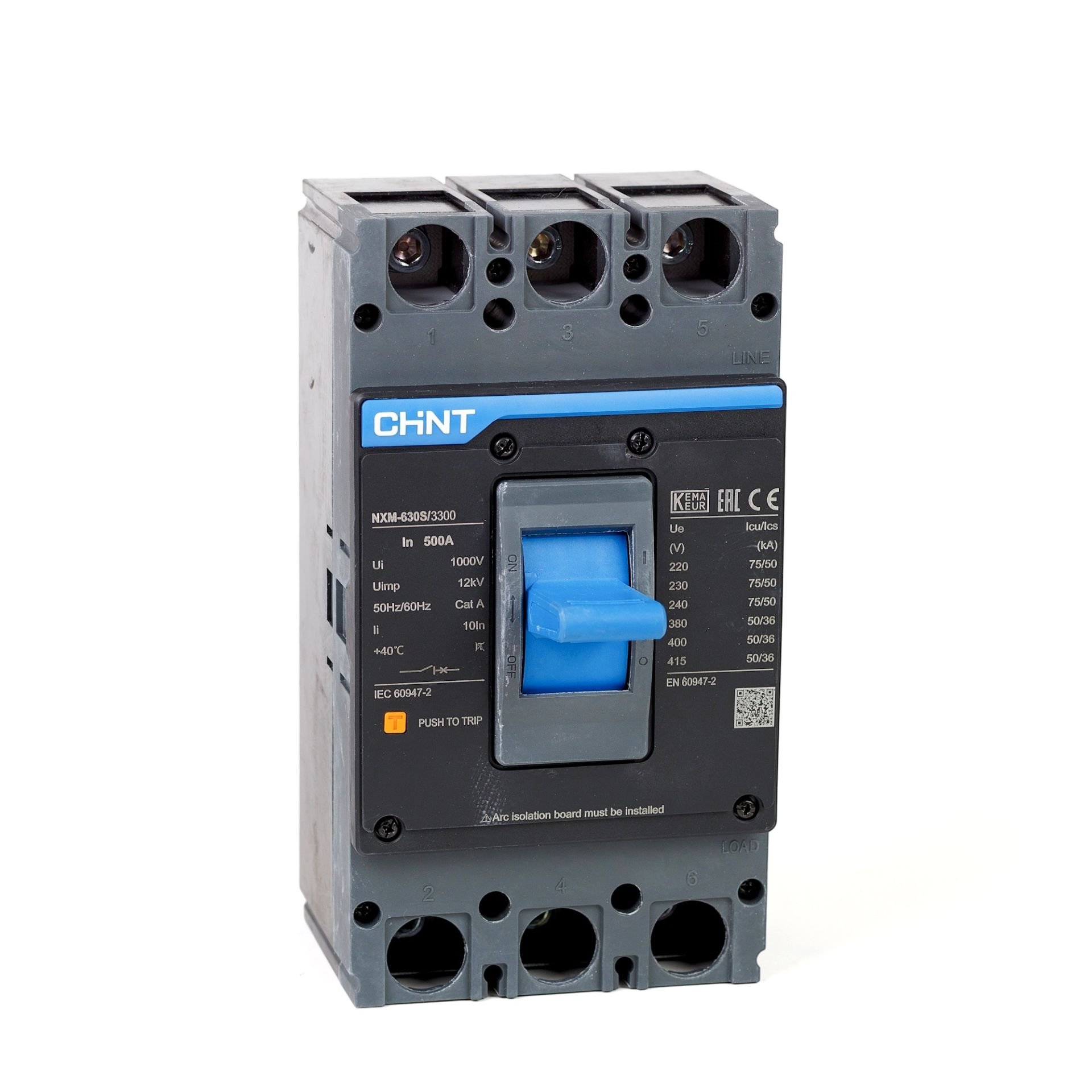 CHİNT NXM-630S/3300 500A 50kA Termik-Manyetik Sabi