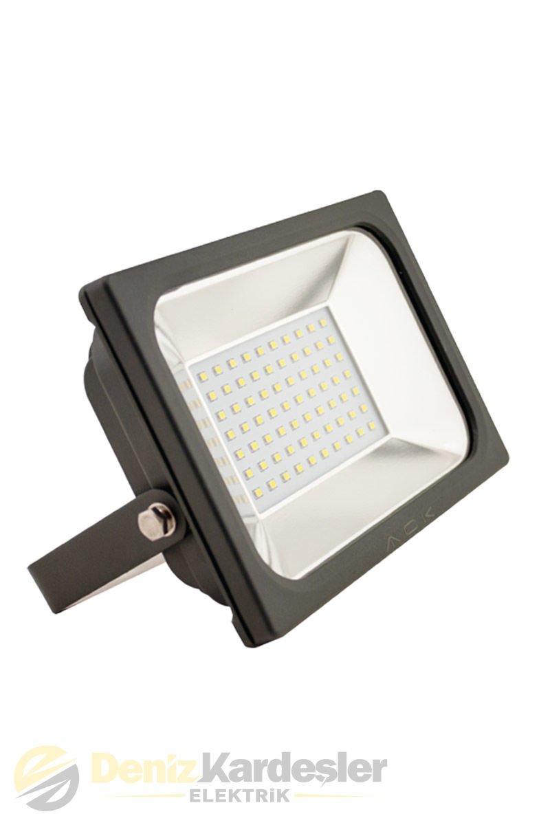 ACK 50W SIYAH GÖVDE, YESIL IP65 SMD LED PROJEKTÖR