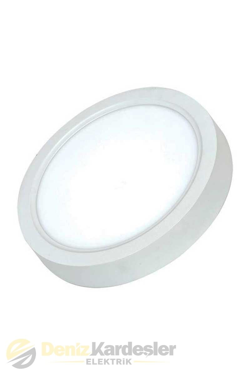ACK 18W BEYAZ 6500K SIVA ÜSTÜ YUVARLAK LED PANEL