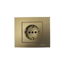 OVİVO GRANO TİTANYUM TOPRAKLI PRİZ
