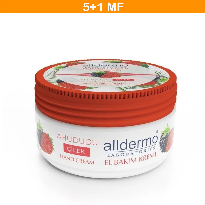 ALLDERMO NEM. EL BAKIM KREM AHUDUDU - ÇİLEK (KAVANOZ) 150 ML