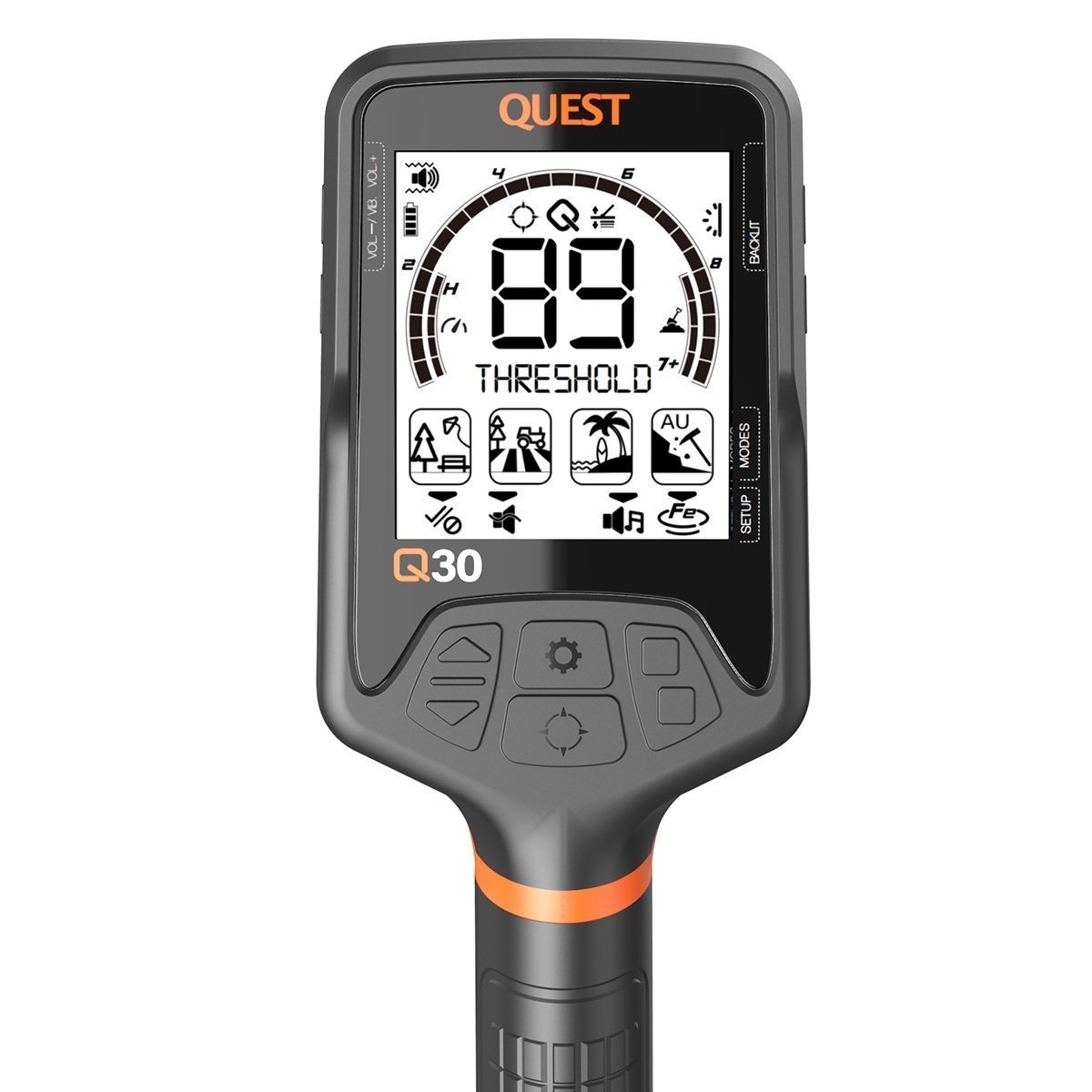 Quest Q30+ Dedektör - 33cm Başlıklı