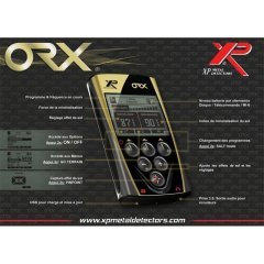 ORX Dedektör 22,5cm HF başlık ve Ana Kontrol Ünitesi(Türkçe Menü)