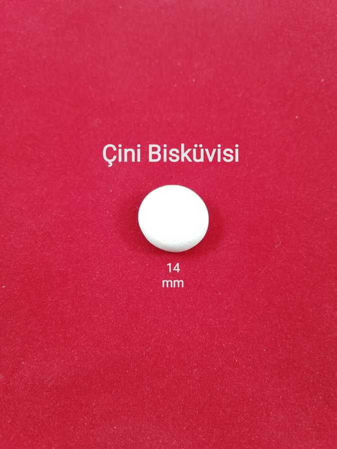 14 mm Yuvarlak Çini Takı Bisküvisi