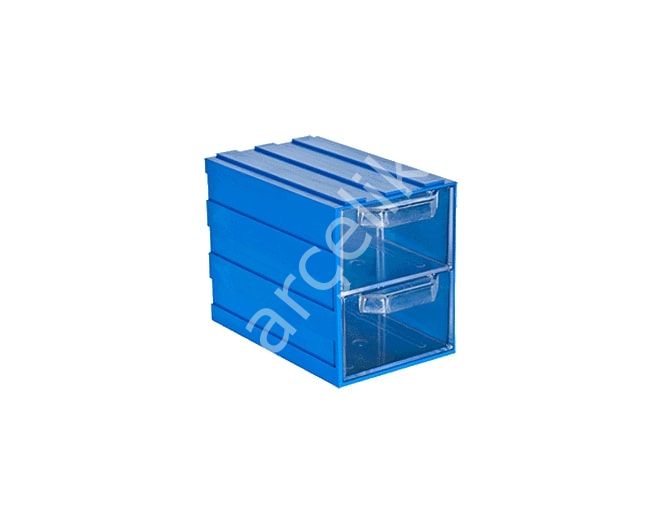 Hipaş Plastik - Şeffaf Çekmeceli Kutu - 132