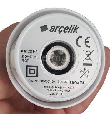 ARÇELİK K 8138 Hb Blender Seti Motor Dişlisi