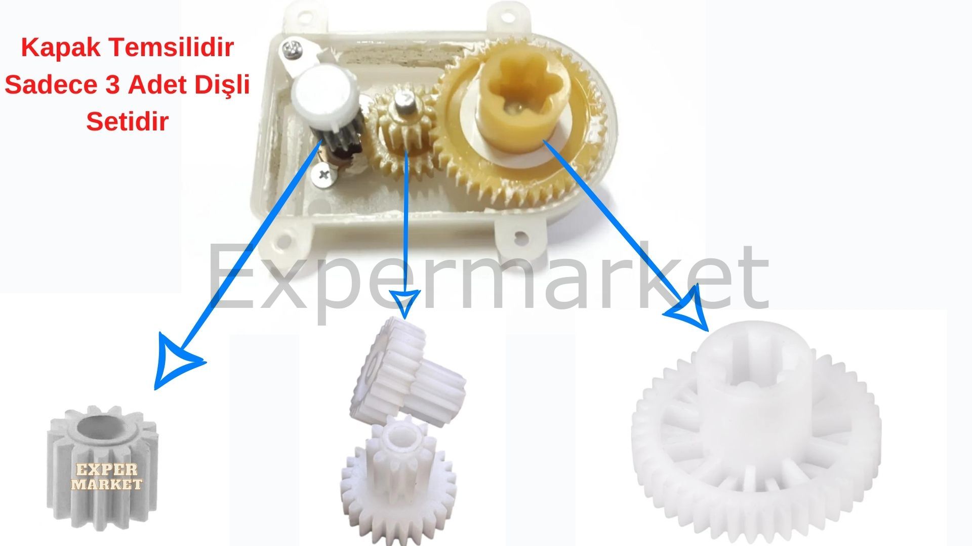 Tefal Powelix Blender Seti Hazne Kapağı Dişli Seti
