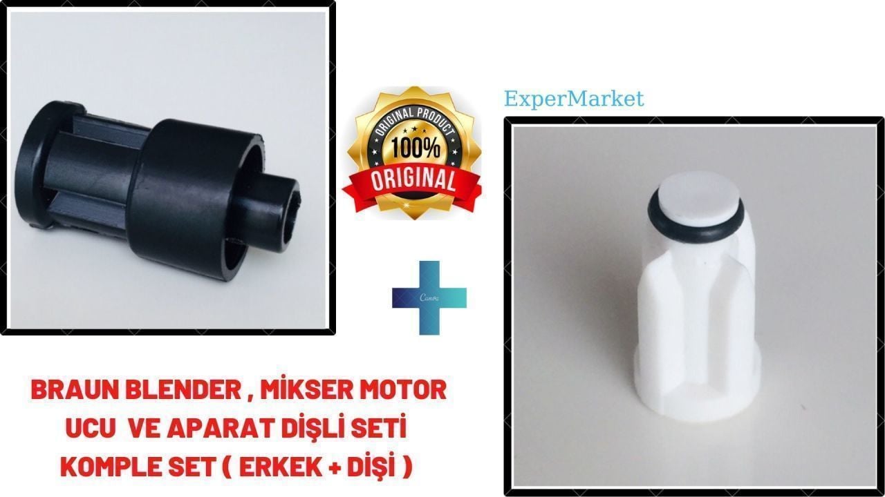 BRAUN 4165 Blender Seti Motor Dişlisi Ve Aparat Mil Üst Dişlisi - 1 TAKIM