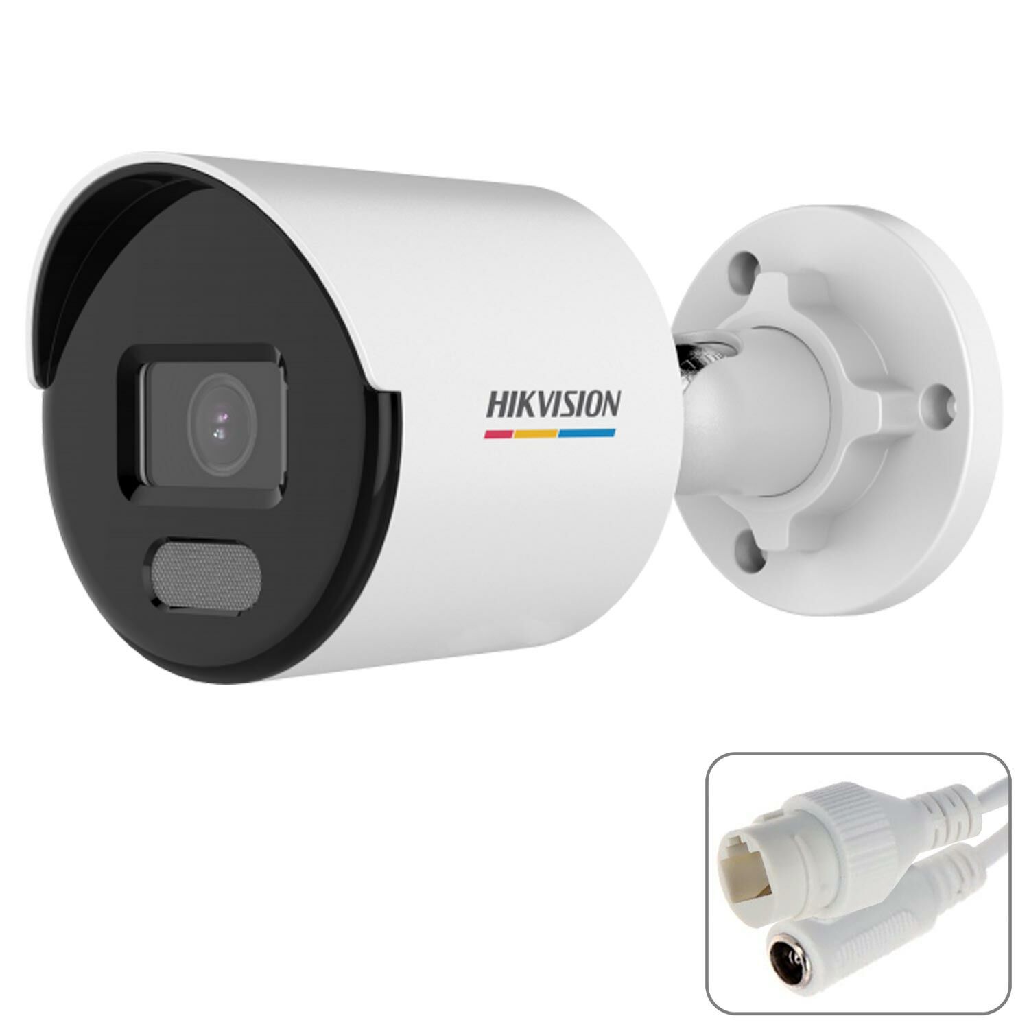 HIKVISION DS-2CD1027G0-LUF Bullet Ip Kamera 2mp 4mm Sesli Renkli Gece Görüş