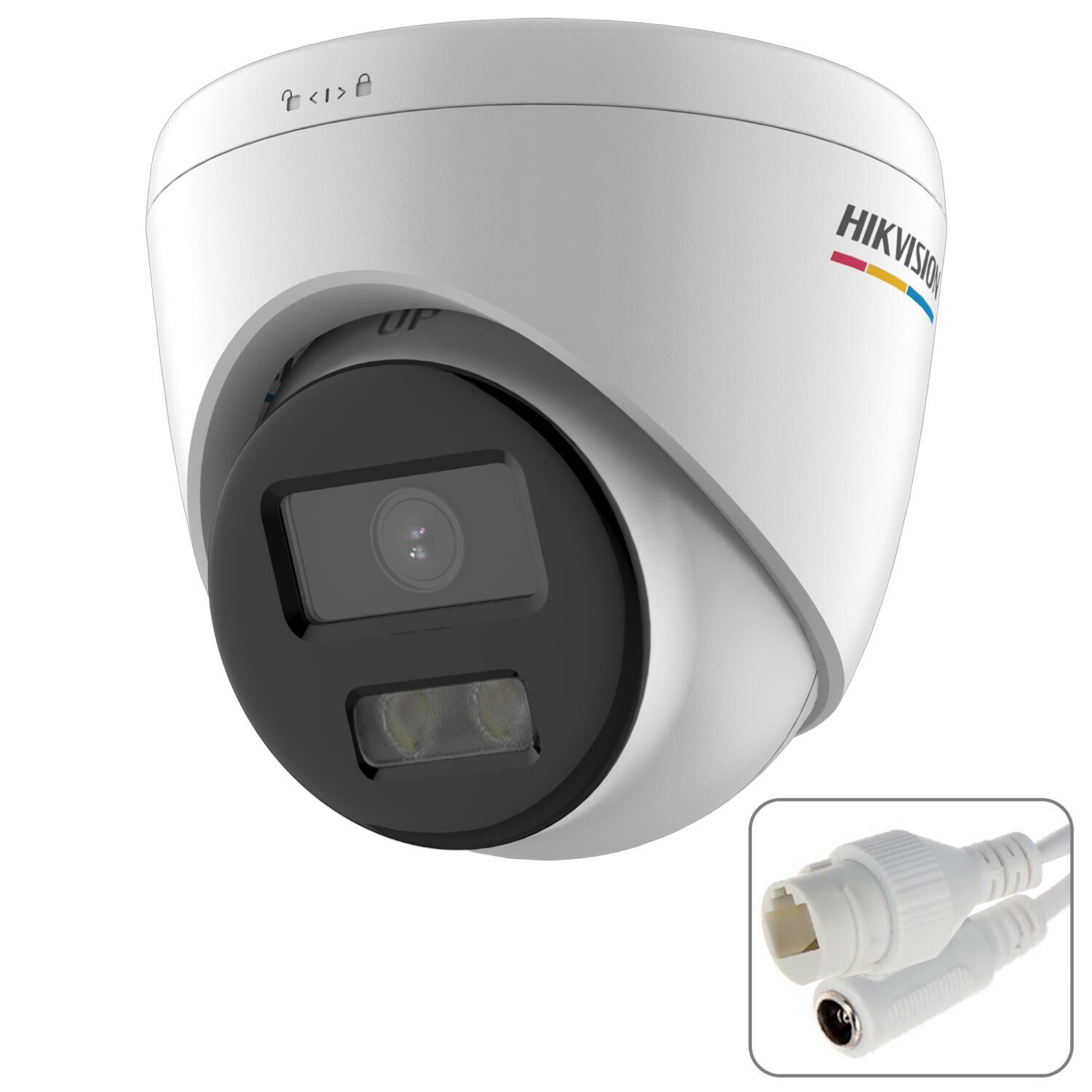 HIKVISION DS-2CD1327G0-LUF Dome Ip Kamera 2mp 2.8mm Renkli Gece Görüş