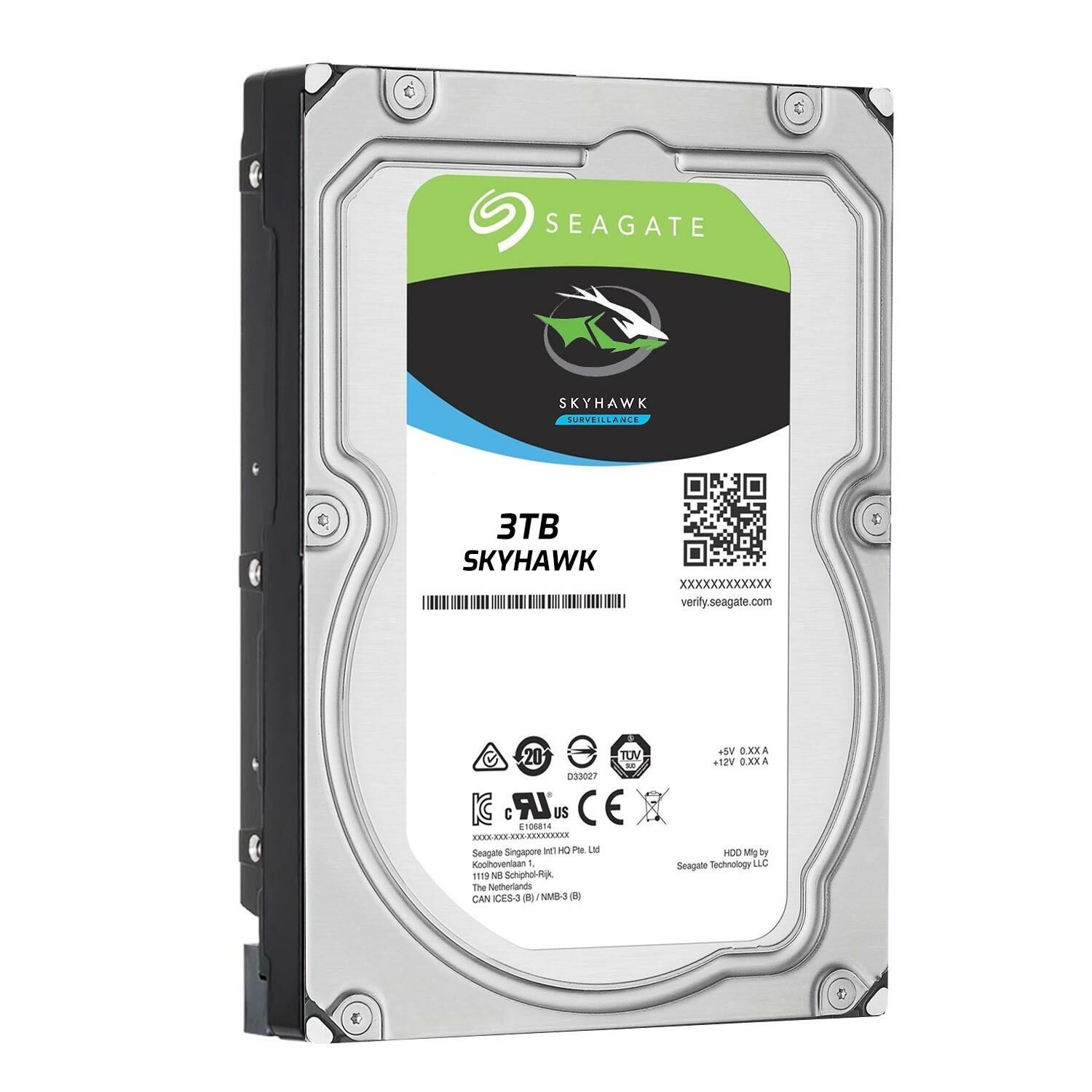 GÜVENLİK HARDDİSK 3TB 7/24 5900RPM SATA3 256MB SEAGATE SKYHAWK SURVEILLANCE