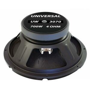 OTO BASS SUBWOOFER 30CM 700W SİLVER 1 ADET UNIVERSAL UW-3070