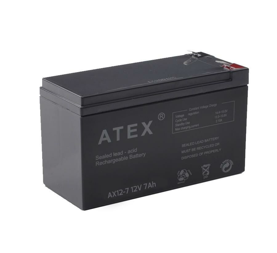 AKÜ 12V 7A (15X6.5X9.5CM) ATEX