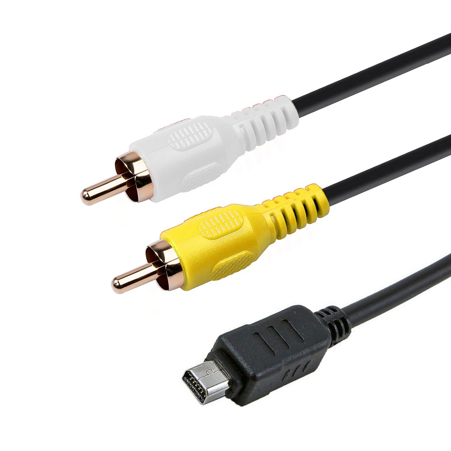 DİJİTAL KAMERA KABLOSU 2RCA TO USB 12PİN 1.5MT