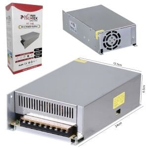 HIGHTEK HT-1148 Metal Kasa Adaptör Fanlı 12 Volt 60 Amper