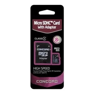 HAFIZA KARTI 8GB MİCRO SD CLASS10 CONCORD C-M8