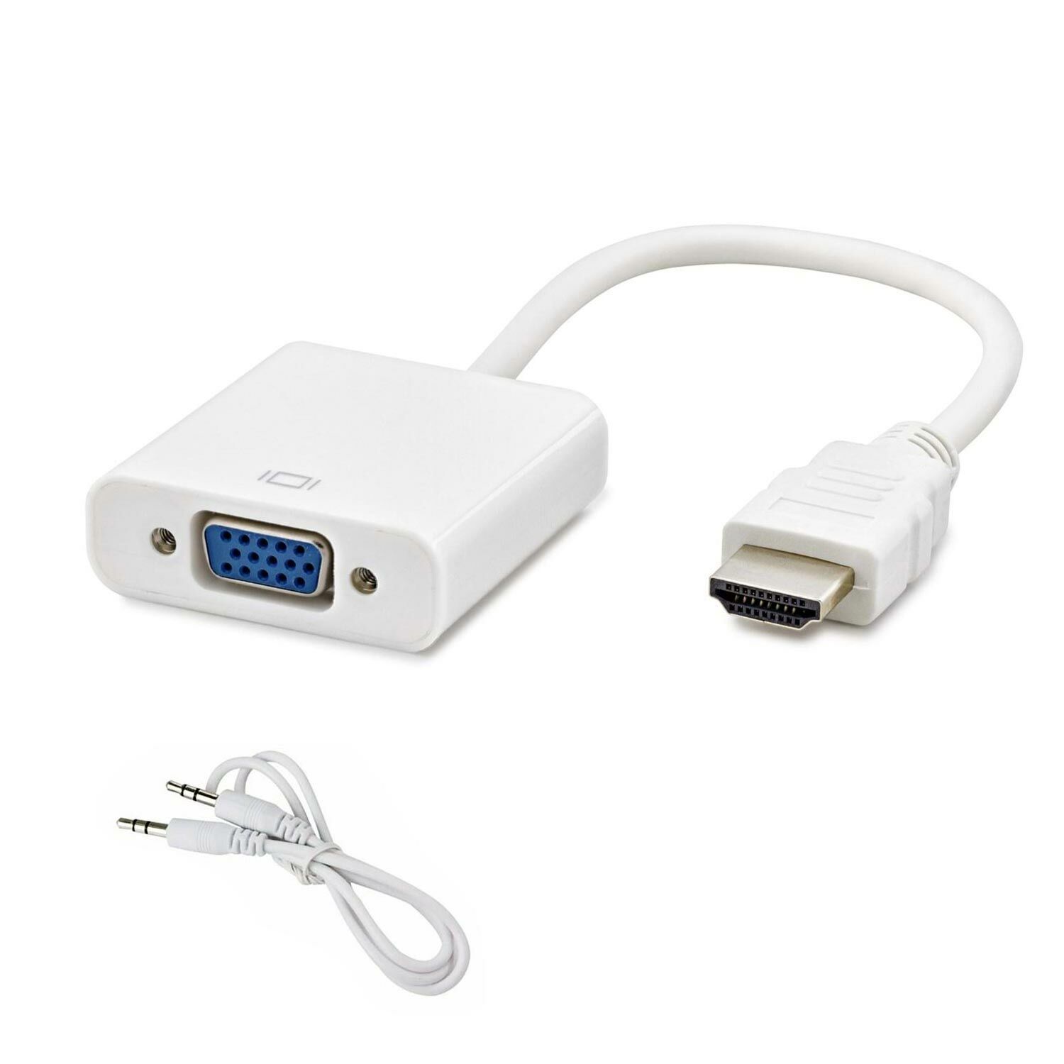 ÇEVİRİCİ HDMI TO VGA + AUDIO BEYAZ GAB-HDVGS/HDX-2019