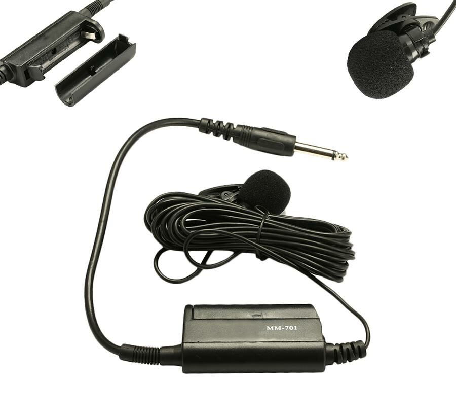 YAKA MİKROFONU HEADSET 6MT KABLO FULLY MM-701
