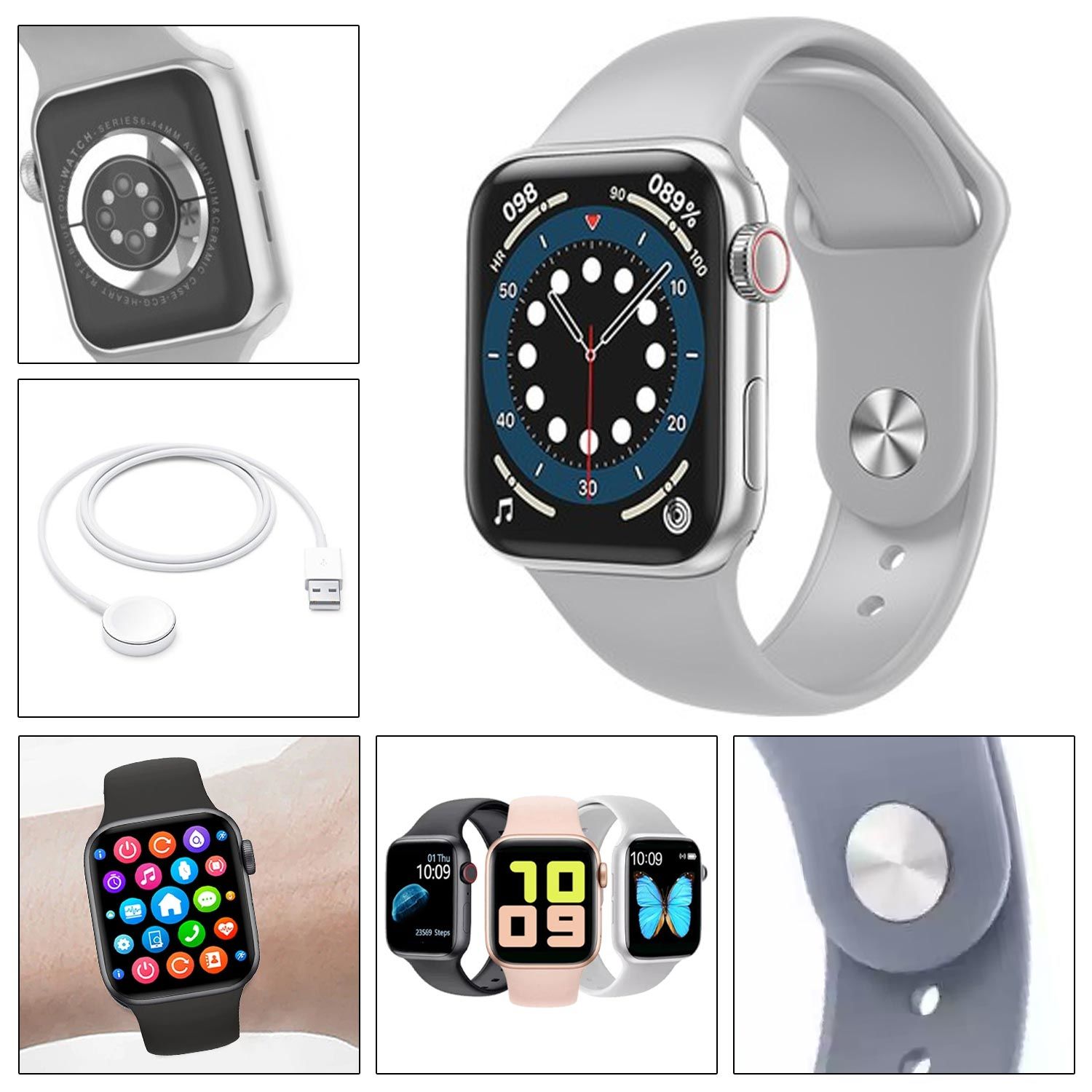 WATCH AKILLI SAAT IOS ANDROID KABLOSUZ ŞARJ BLUETOOTH N78 PROMAX