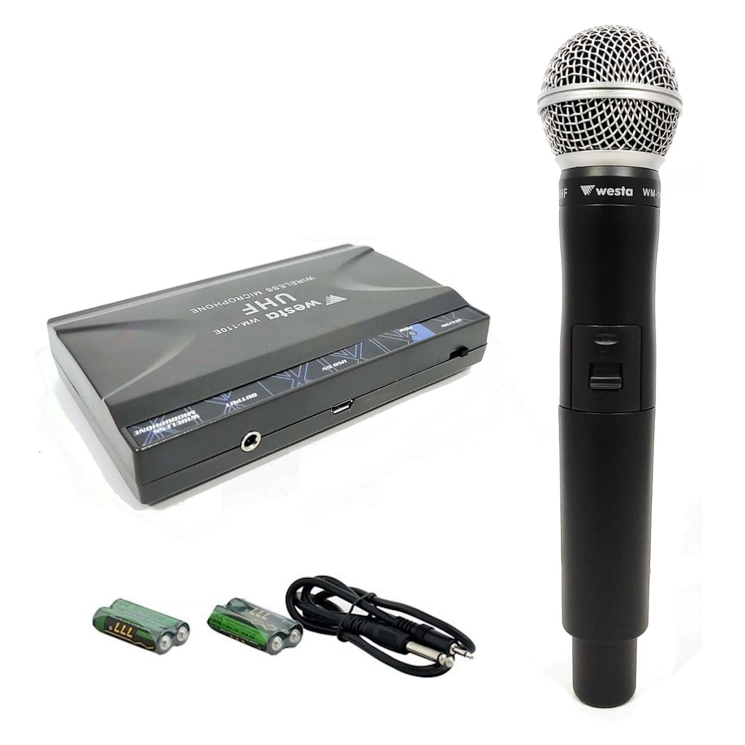 UHF KABLOSUZ EL MİKROFONU WESTA WM-110E