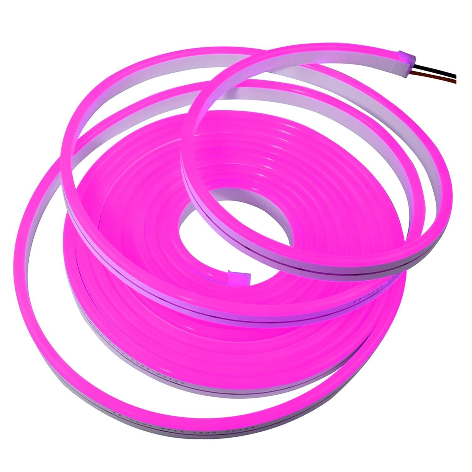 NEON ŞERİT LED 12V 2835 DIŞ MEKAN 5 METRE PEMBE PINK ALLES