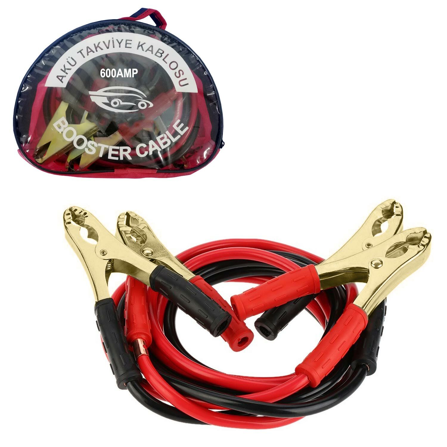 AKÜ TAKVİYE KABLOSU 600AMP BOOSTER CABLE
