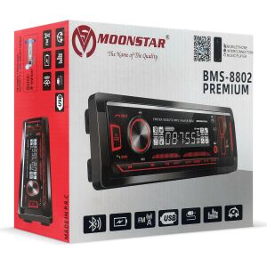 MOONSTAR BMS-8802 OTO TEYP 4X45 WATT BLUETOOTH MOBİL APLİKASYON