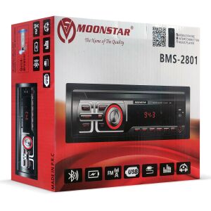 MOONSTAR BMS-2801 OTO TEYP 4X45 WATT BLUETOOTH MOBİL APLİKASYON