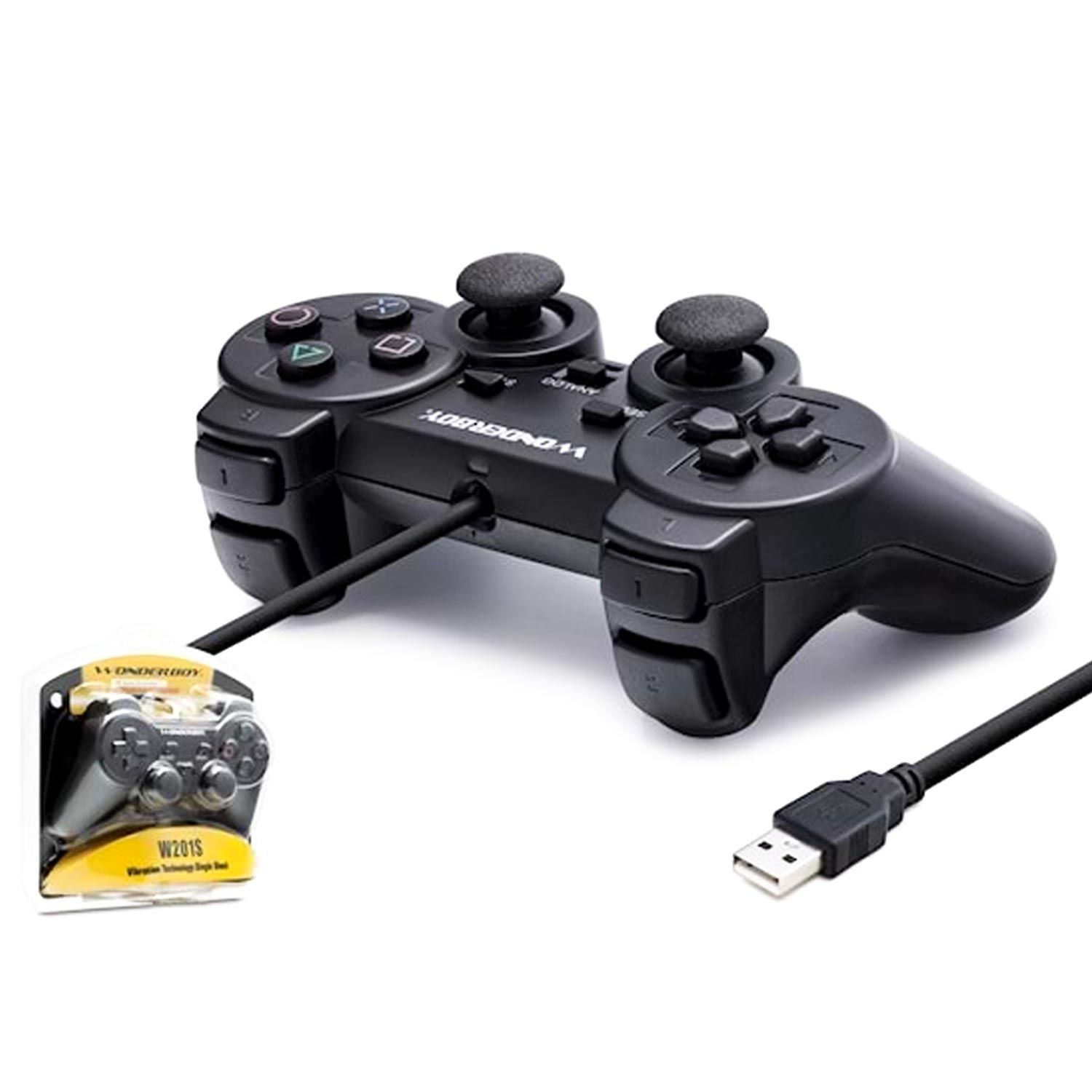 OYUN KOLU GAMEPAD KABLOLU PC TİTREŞİMLİ WONDERBOY W-201S
