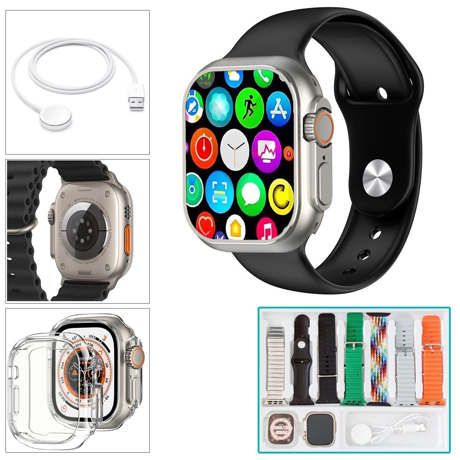 WATCH AKILLI SAAT IOS ANDROID KABLOSUZ ŞARJ BLUETOOTH Y60