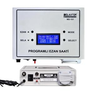 EZANMATİK PROGRAMLI 7 FARKLI EZAN YERLİ POLAXTOR MD-101