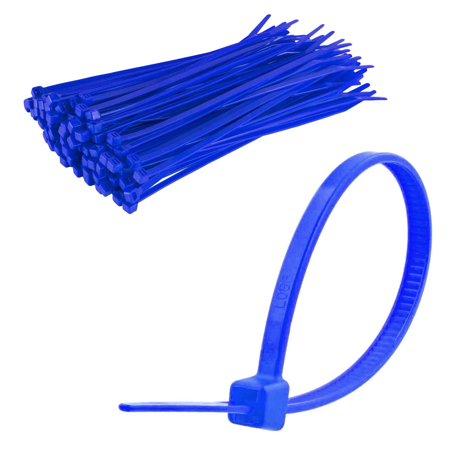KABLO BAĞI MAVİ 30CM 3.6MM PLASTİK CIRT KELEPÇE NAYLON (100 ADET) JAMESON JKB-3630M