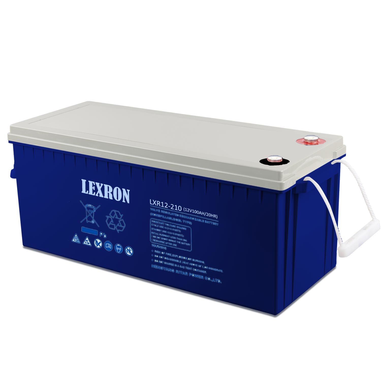 AKÜ 12V 210A JEL (522X240X215X221MM) LEXRON-LXR210K