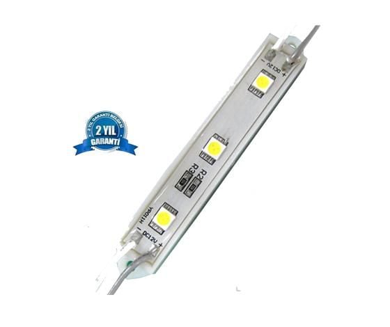 MODÜL LED 12V 3 ÇİPLİ ÜÇLÜ YEŞİL SU GEÇİRMEZ LEDX