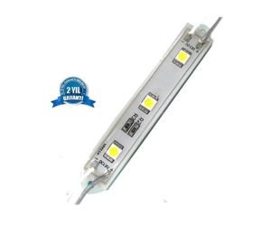 MODÜL LED 12V 3 ÇİPLİ ÜÇLÜ YEŞİL SU GEÇİRMEZ LEDX