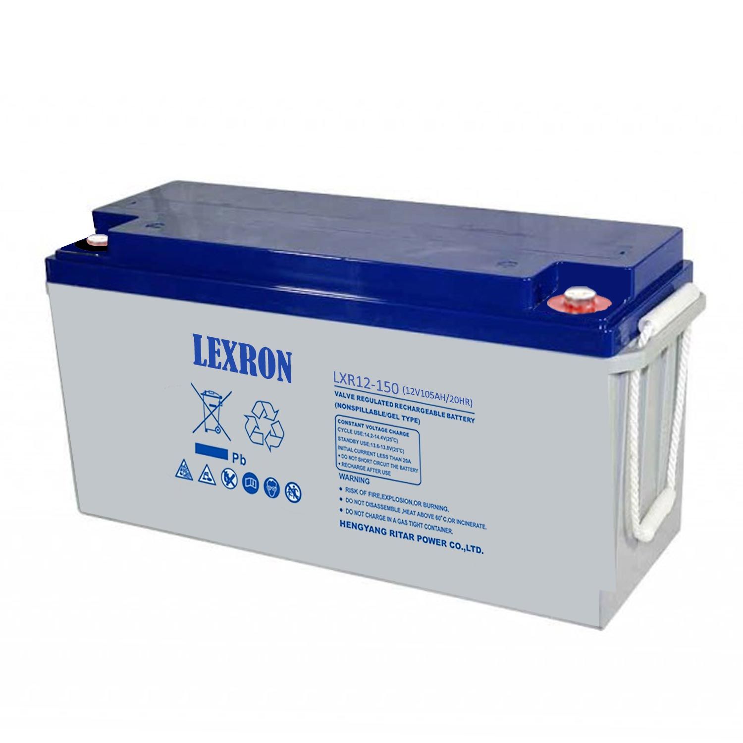 AKÜ 12V 150A JEL (484X170X241MM) LEXRON-LXR150