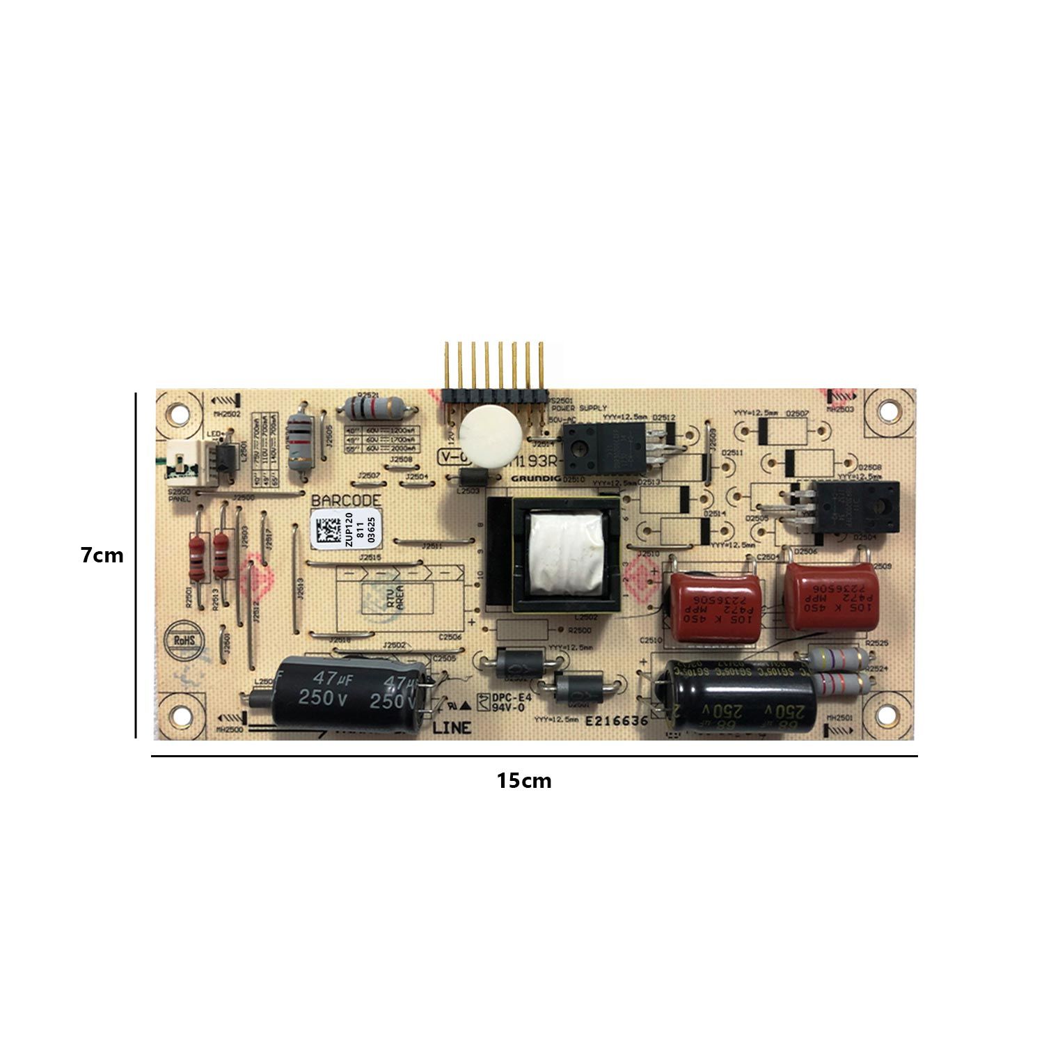 LED DRİVER BOARD SÜRÜCÜ ZUM193R-2 ZUP120 057T55-C22 ARÇELİK A55L 8740 5B