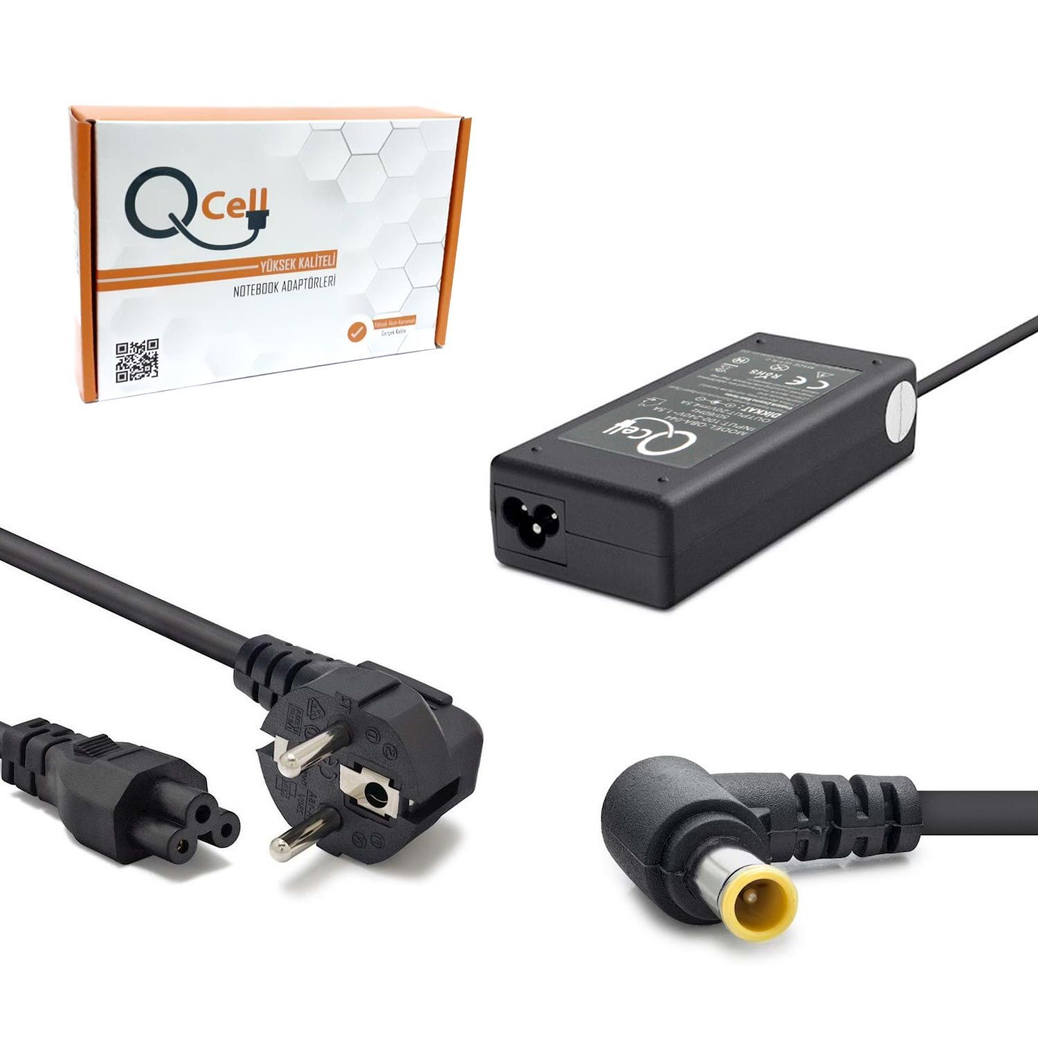 MONİTÖR ADAPTÖRÜ 42W 14V 3A 6.5X4.4MM QCELL QBA-063