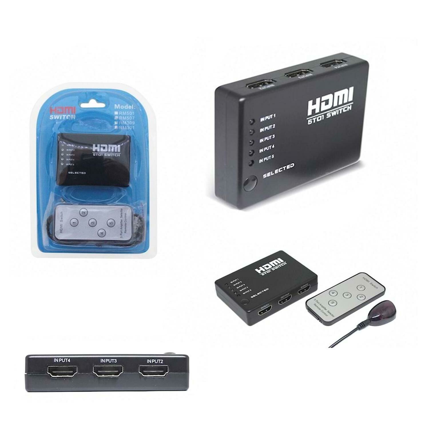 HDMI SWITCH 5 GİRİŞ 1 ÇIKIŞ HADRON HD-241