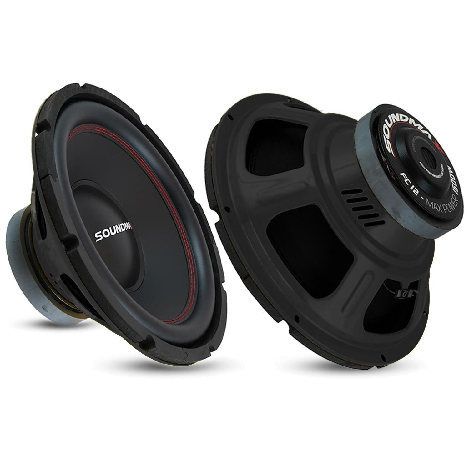 OTO BASS SUBWOOFER 30CM 1500W SİYAH 1 ADET SOUNDMAX SX-FC12