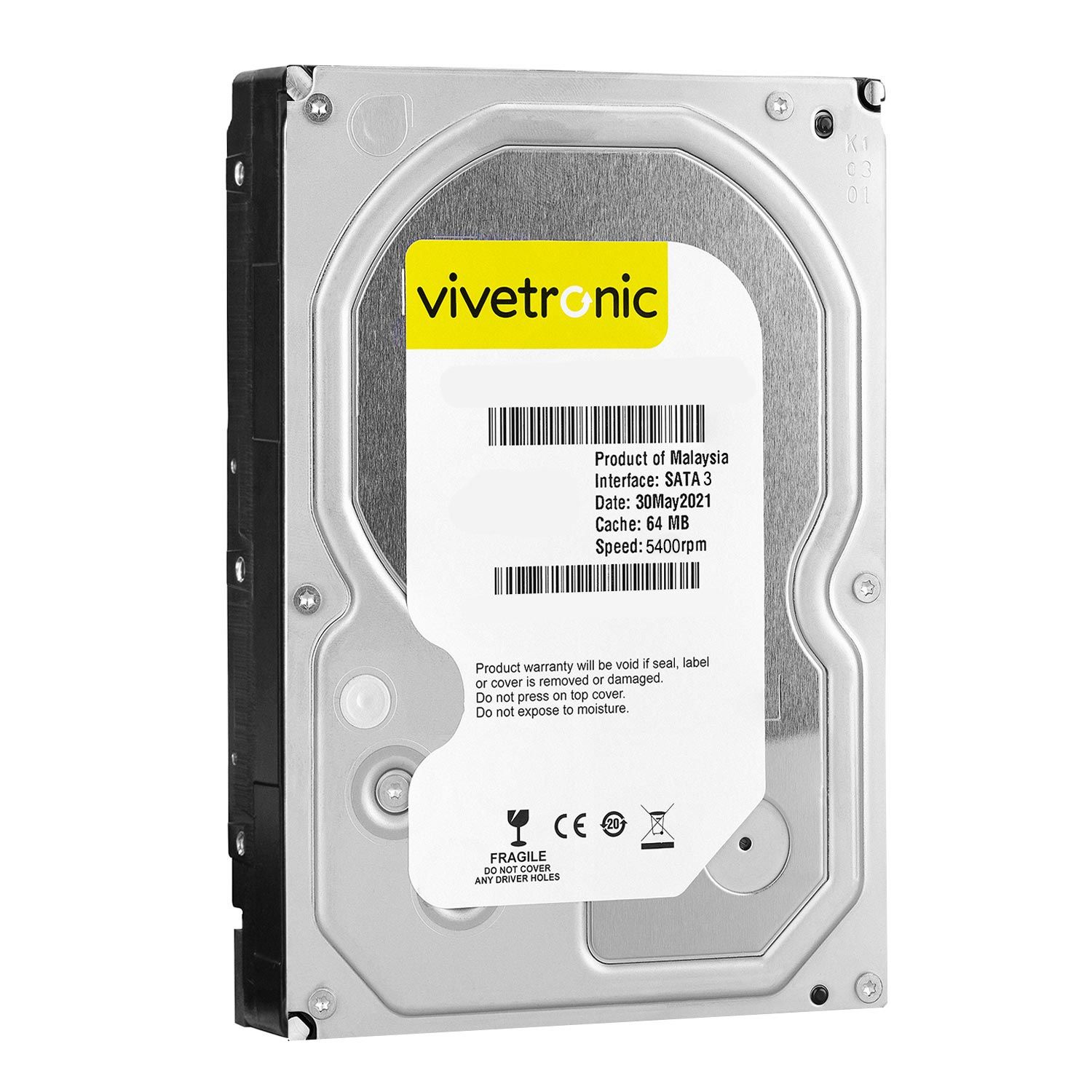 GÜVENLİK HARDDİSK 750GB 7/24 5400RPM SATA3 64MB VIVETRONIC