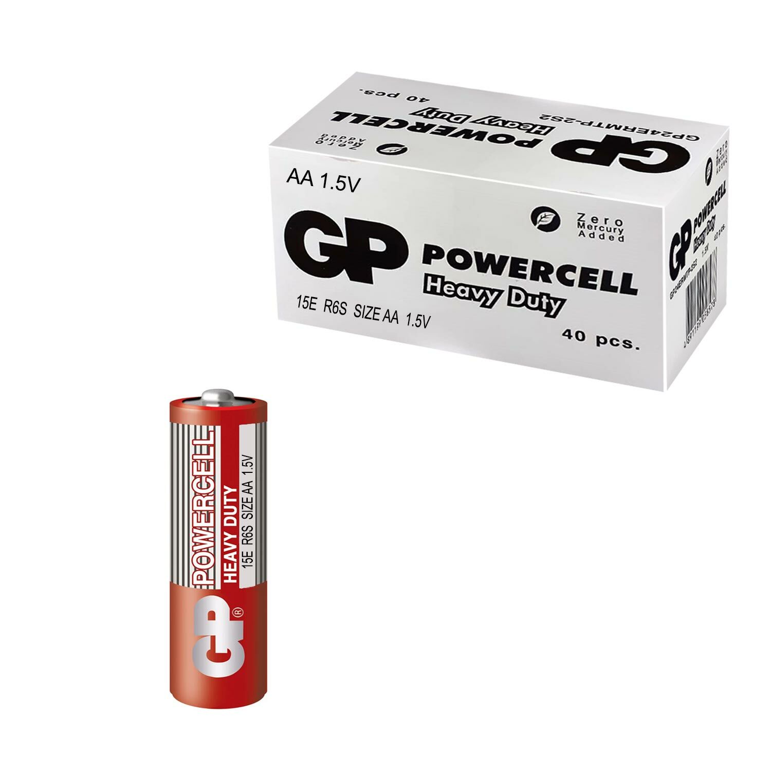 PİL AA KALEM POWERCELL (40 ADET) GP-15ERMTP