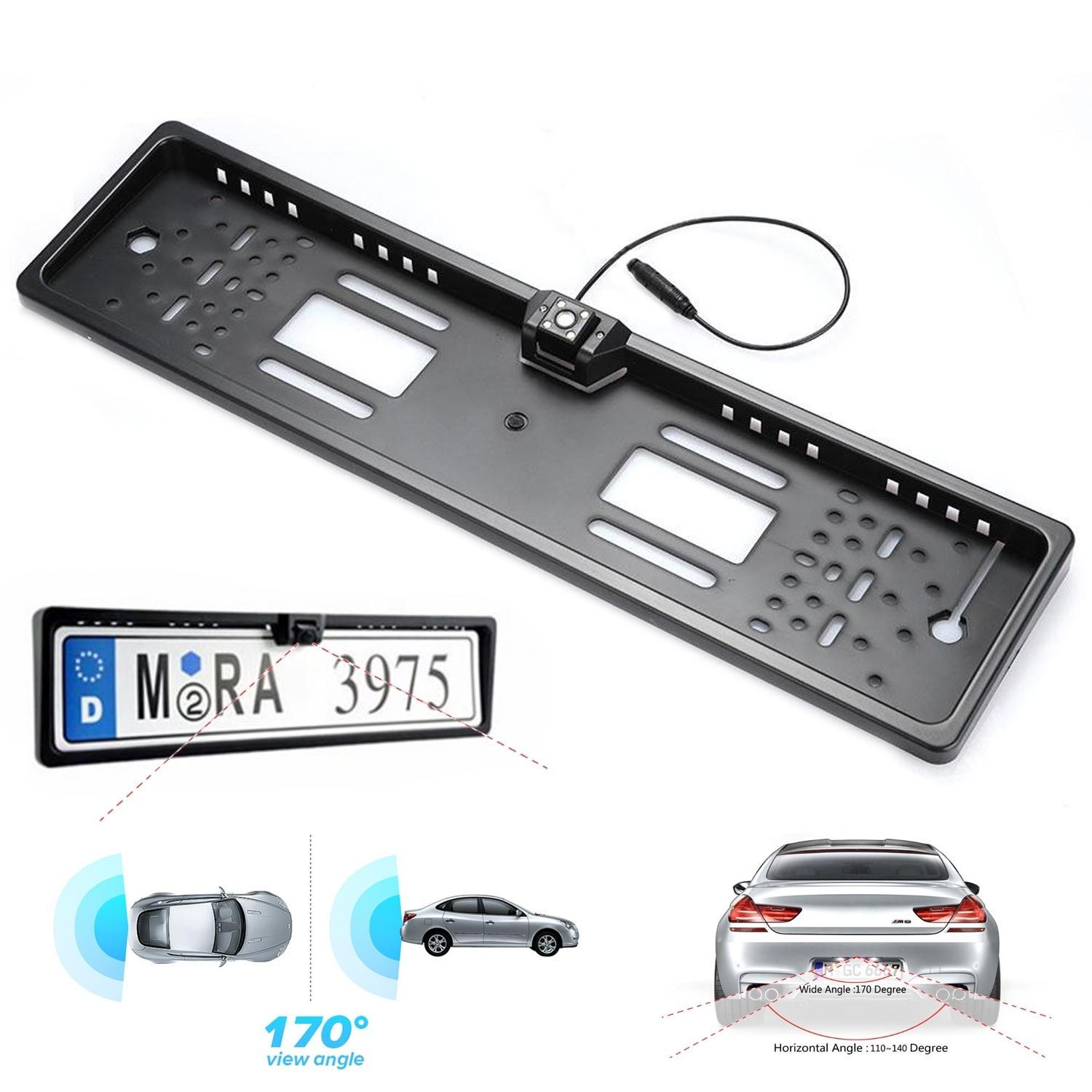 WINOXX XW-750IR Araç Plaka Çerçevesi Geri Görüş Kameralı