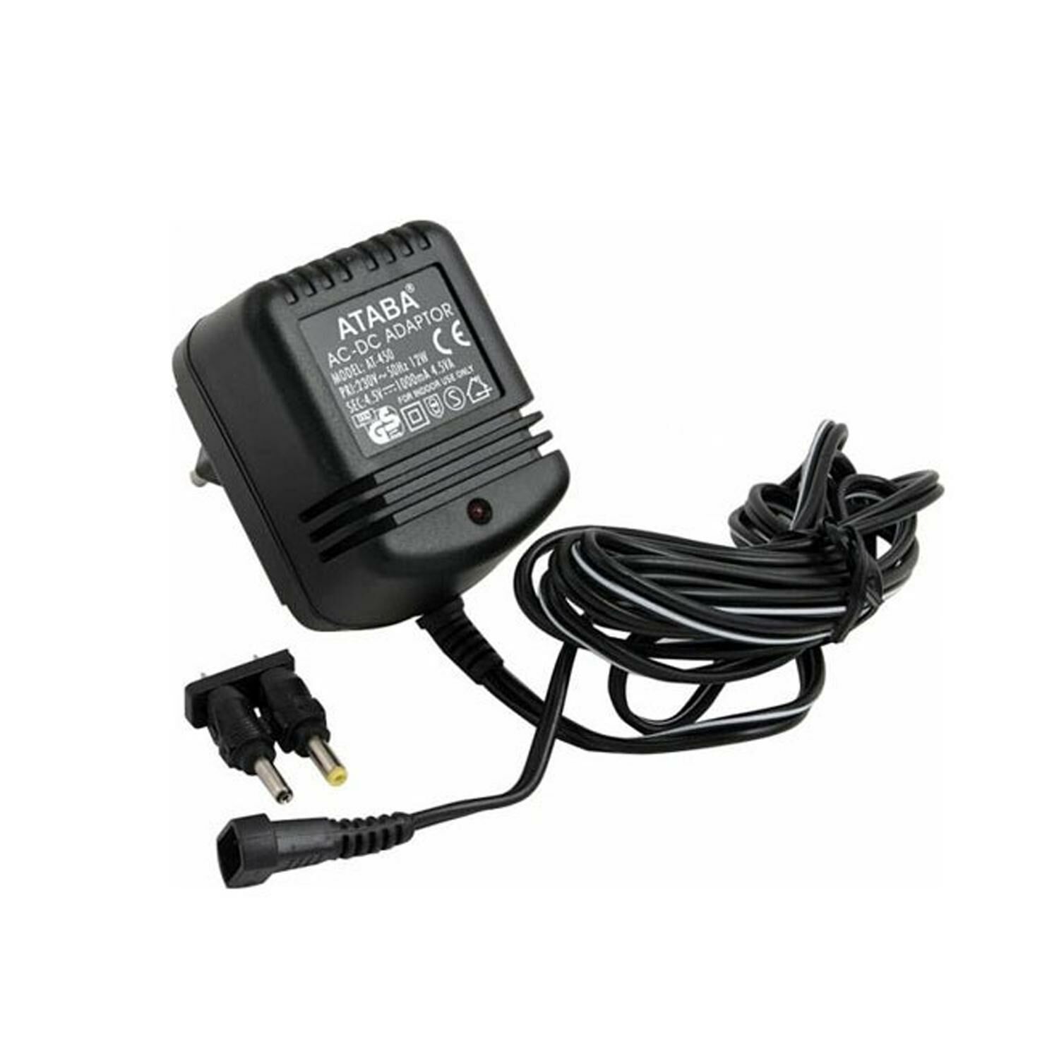 ADAPTÖR 4.5V 1A ÇİFT BAŞLIKLI ATABA AT-450