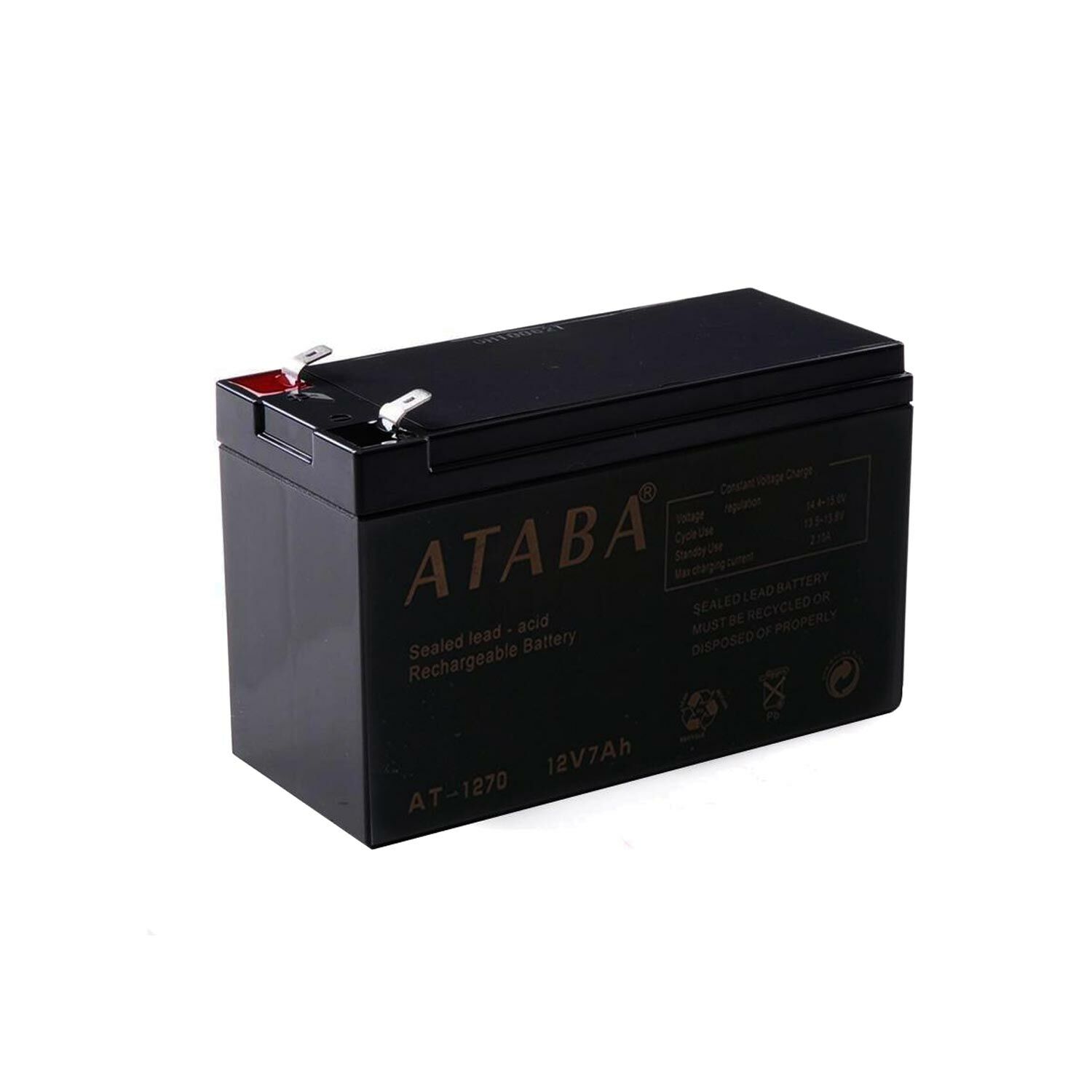 AKÜ 12V 7A (15X9.5X6CM) ATABA AT-1270