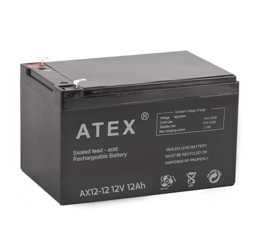 AKÜ 12V 12A (15X10X9.5CM) ATEX