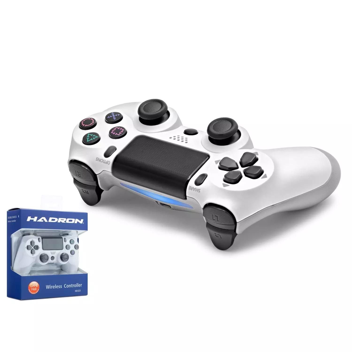 OYUN KOLU GAMEPAD KABLOSUZ PS4 BULETOOTH BEYAZ HADRON HD-323B