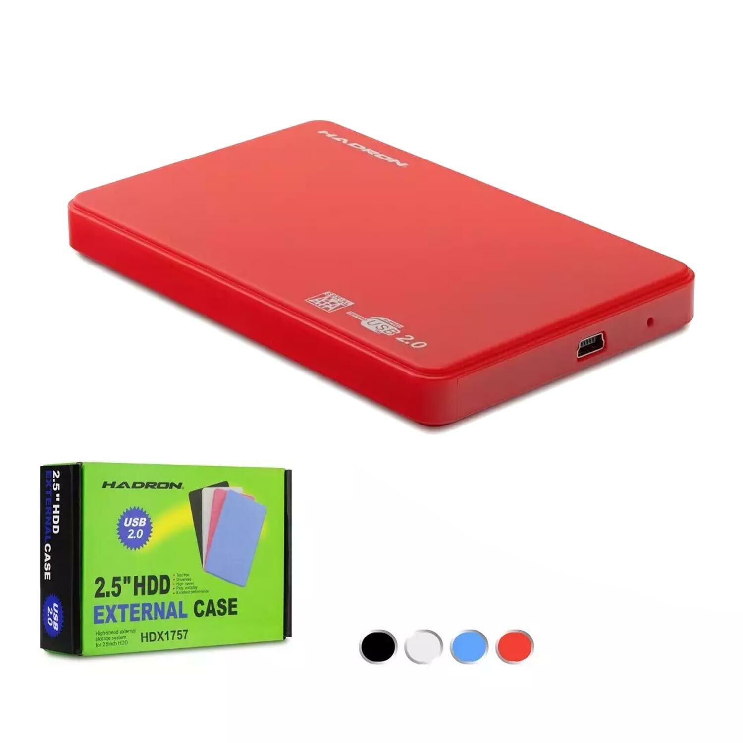 HARDDİSK KUTUSU SSD HDD 2.5 SATA USB 2.0 HADRON HDX-1757